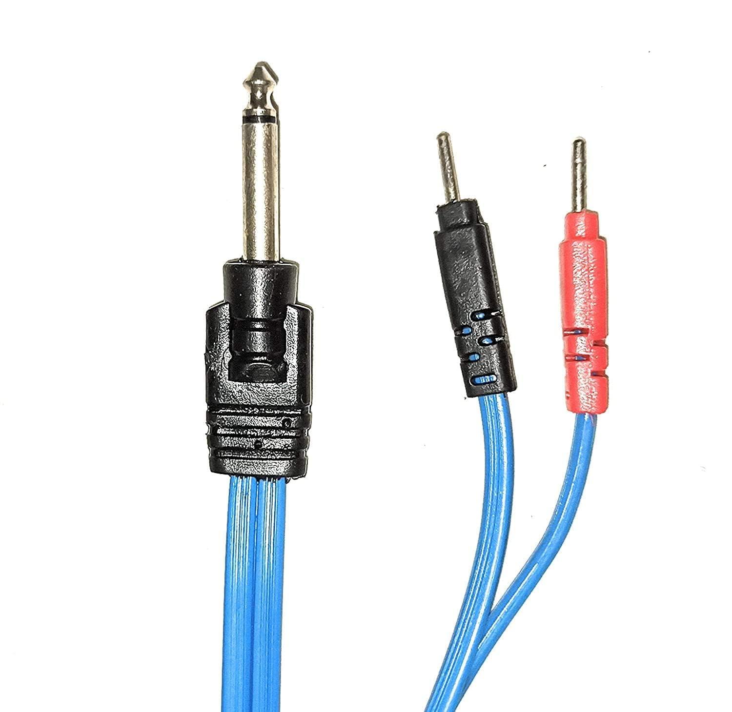 Jammy johns Tens 2 Ch Machine Accessories Combo Kit with a set 2 Wires, 4 Pads Physiotherapy Device pain Relief | Tens Wire with Tens Pad (2 Tens Wire 4 Tens Electrodes Pad)