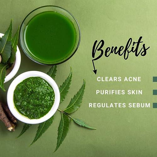 Healthy Nutrition - Just for the Health of it Healthy Nutrition - Just for the Health of it Neem For Acne Free Skin, Blood Purifier To Reduce Pimples On Face (60 Tablets)