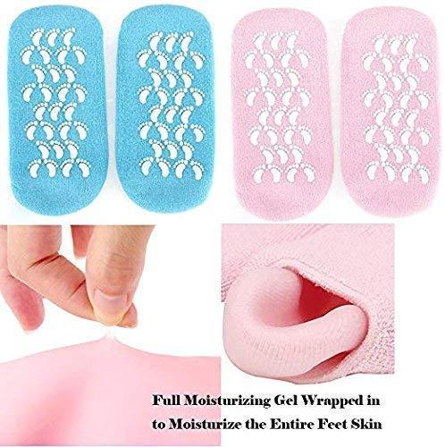 DMB STORE DMB STORE Silicon Socks Heel for Crack Spa Gel Socks for Women and Men, Feet Protector Crack Heel Repair Socks with Moisturizing Natural Oil and Vitamin E - Repair Dry Cracked Feet