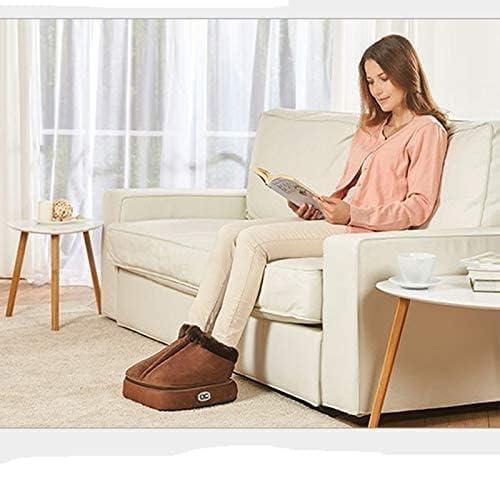 Arkit Arkit 2 IN 1 Foot Warmer & Massager Foot Massage Warmer Electric Heated Warm Feet Velvet Promote Blood Circulation Pain Relieve in Waist Neck Back Unisex Double Roller Kneading Massage