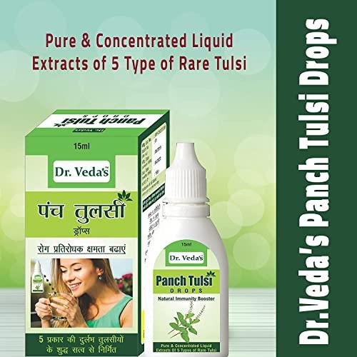 Dr.Veda's Dr.Veda's Panch Tulsi Drops (Extract of The 5 Different Type) - 15ml
