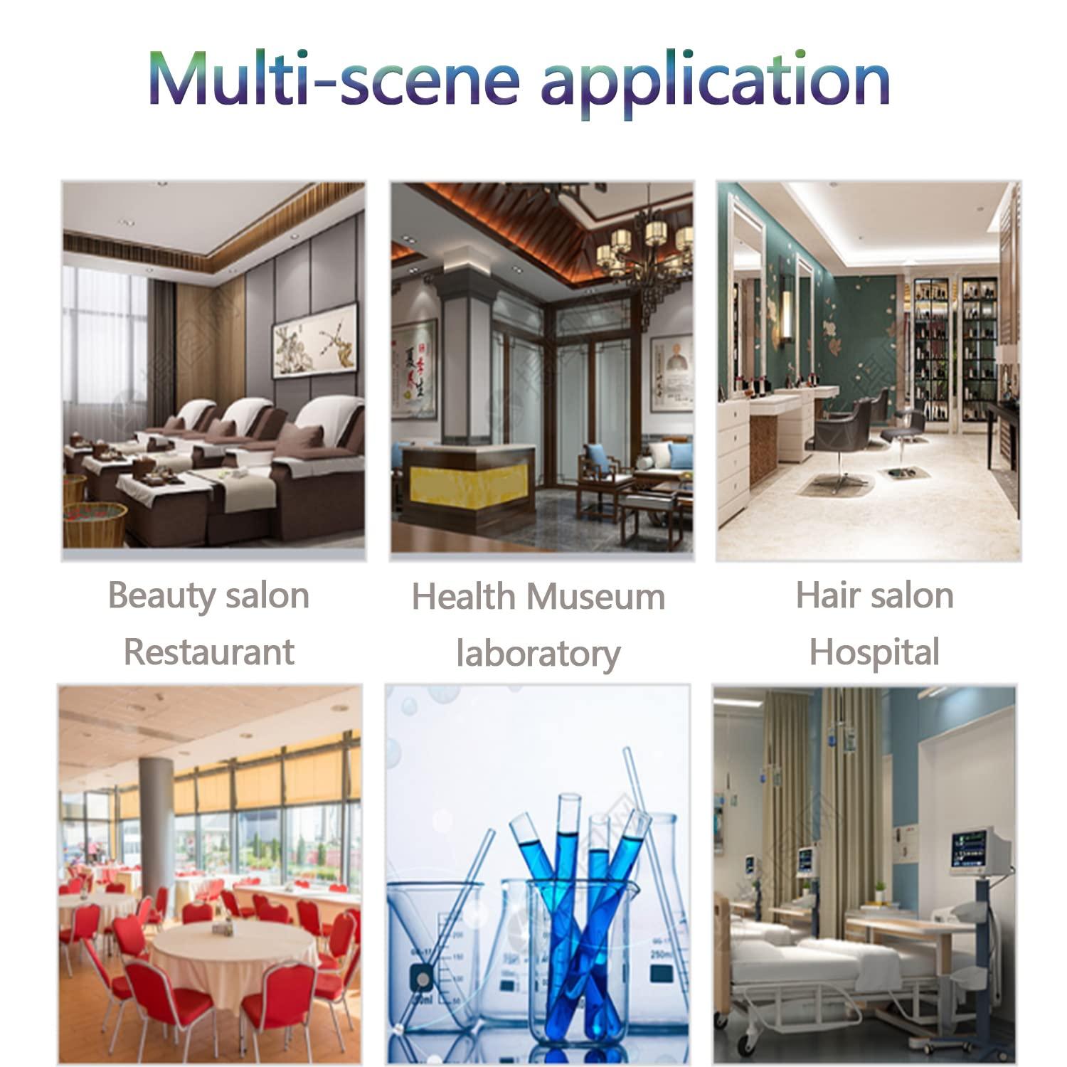 KIYO KIYO Beauty Salon Trolley Cart, Professional Trolley Wheel Stand Hair Salon Beauty Mobile Cart White Storage Spa Cart Rolling Trolley Hair Instrument