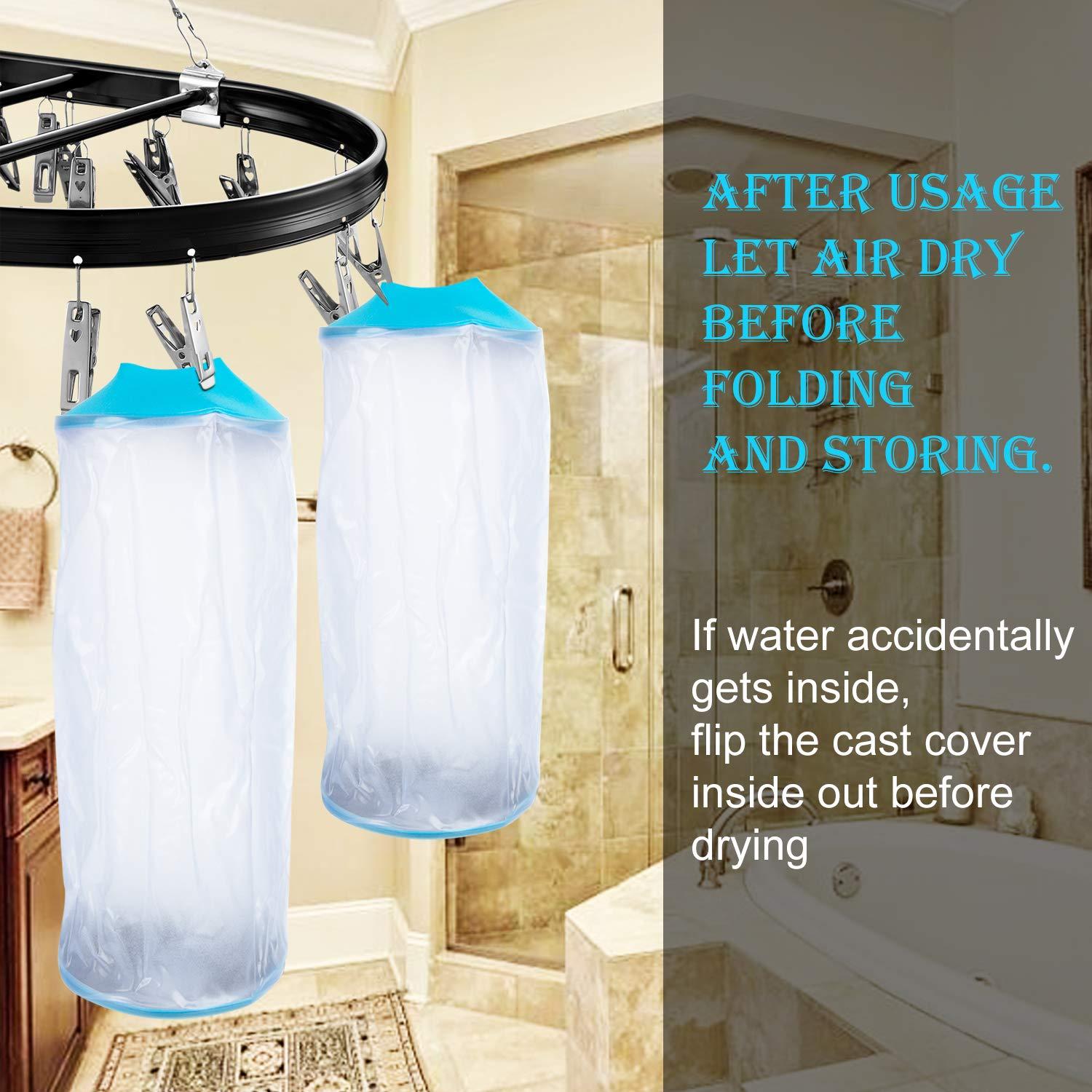 sunby PICC Line Shower Cover Waterproof IV & PICC Line Sleeve Protetcor for Chemotherapy Treatment, Broken Wound Elbow Reusable picc line Covers for Upper Arm Sleeve Protector for Bath