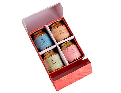 OH CHA OH CHA - Green tea Wellness Box, Tea Gift Set | A box of 4 Healthy Teas for the Whole Day | Morning Energise, Afternoon Boost, Evening Cleanse and Night Time Unwind | Gifts for women, men | 100% Whole