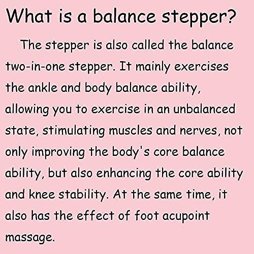 Marrone Marrone Inflatable Stepper, 2 in 1 Balance Stepper, Inflatable Stepper for Women PVC Massage Dots Wobble Balance Cushion Board Foot Peddle Exerciser ( Multi )