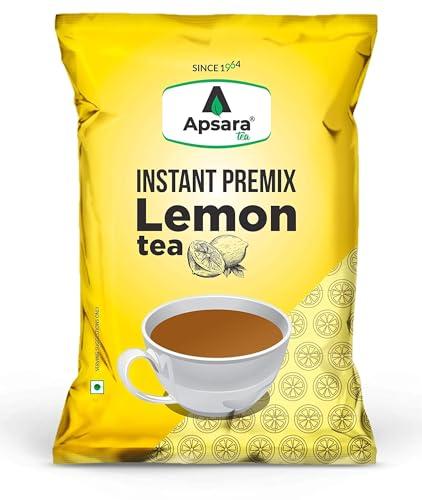 Apsara Tea Apsara Tea Instant Premix Lemon Ice Tea 1Kg | 2 In-1 Tea, Lemon Flavoured Iced Tea, And Hot Lemon Tea | Refreshing Summer Drink | Ready To Drink Ice And Hot Green Tea | Lemon Tea | Iced Tea