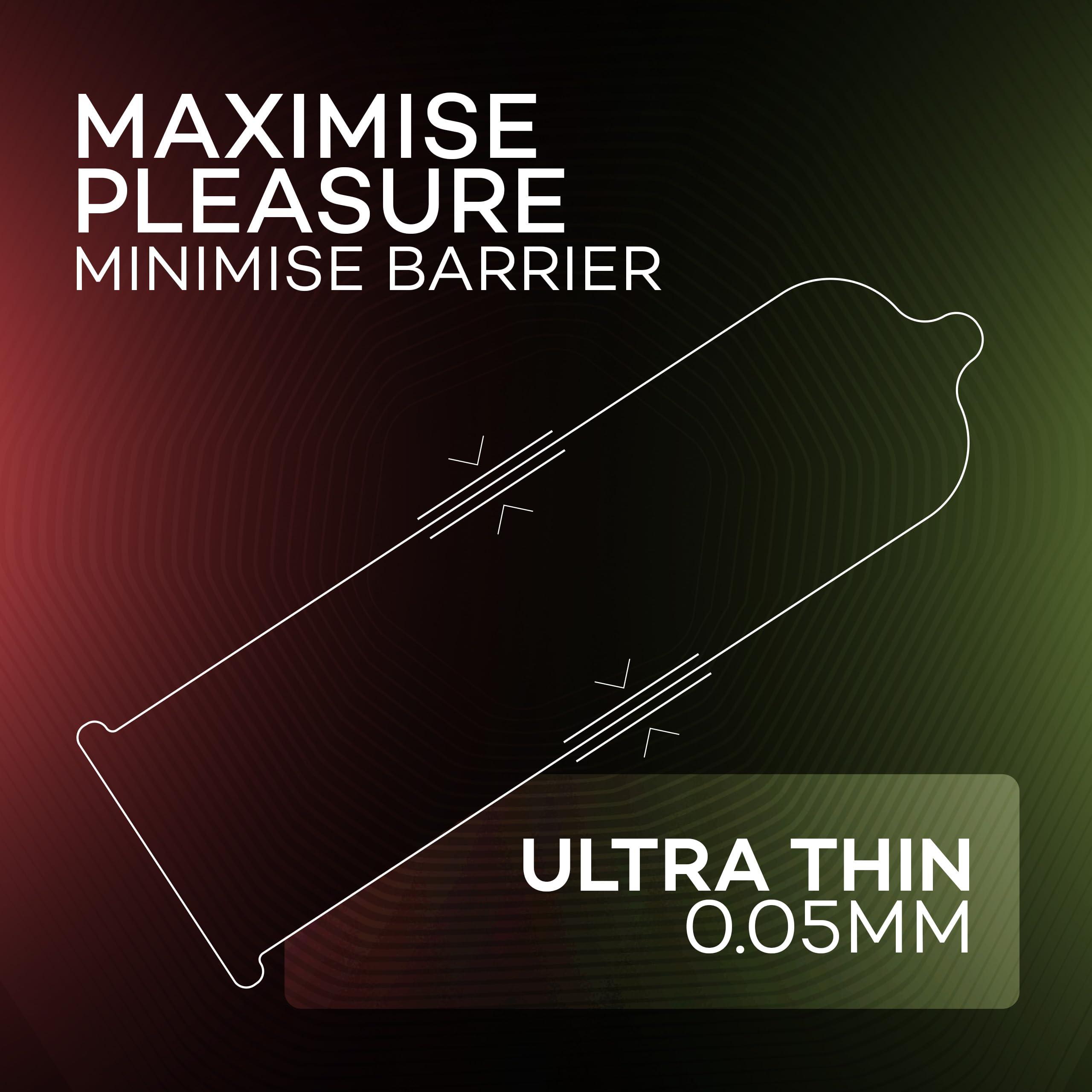 Manforce Manforce High Double Apple Flavoured Condom| Ultra Thin With 0.05mm Thinness| Smooth and Natural Feel| Lubricated Latex Condom| Electronically Tested| Pack of 30