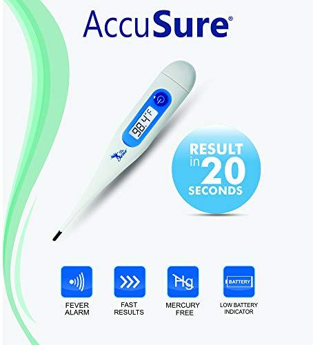 AccuSure AccuSure Digital Thermometers MT 32 Hard Tip 20 Sec (White)