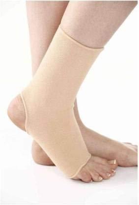 SHOP & SHOPPEE SHOP & SHOPPEE Stretchable Ankle Control Support Brace for Sprained Injury Anklet Ankle Support (Compression, Support, Pain Relief) (Beige) (L)
