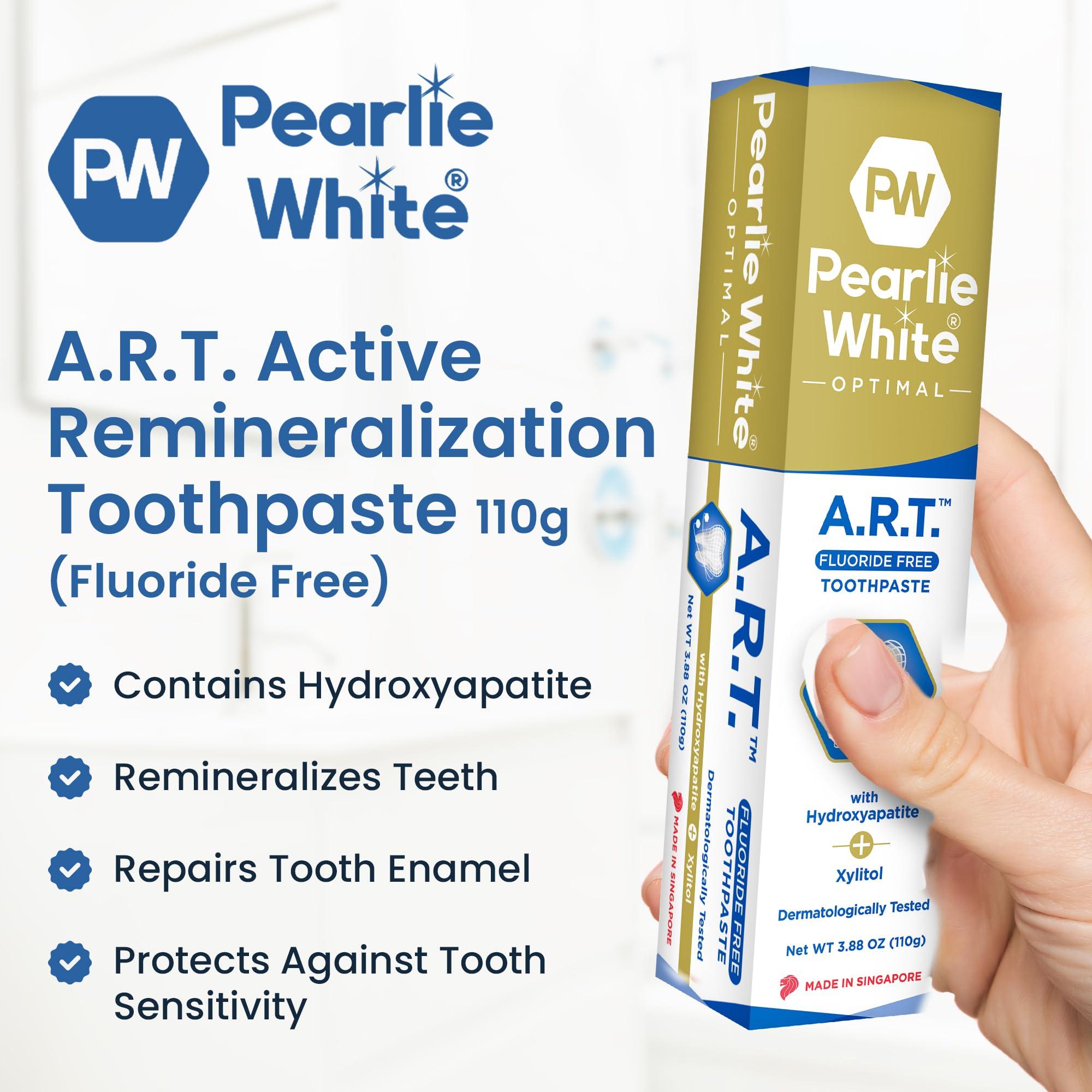Pearlie White Pearlie White Active Remineralization Toothpaste - Fluoride Free (3.8oz) 110gm
