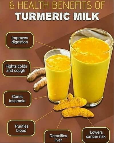 SEEMA Turmeric Latte - Golden Milk I Immunity Milk Latte Mix, Antioxidant & Anti-Inflammatory Drink Mix with Cumin, Dhaniya, Ajwain, Kali mirch & Ginger l Milk Booster- Milk Mix l Make Healthy Drink l Golden Milk Powder | Haldi Kadha | Turmeric Milk Drink 