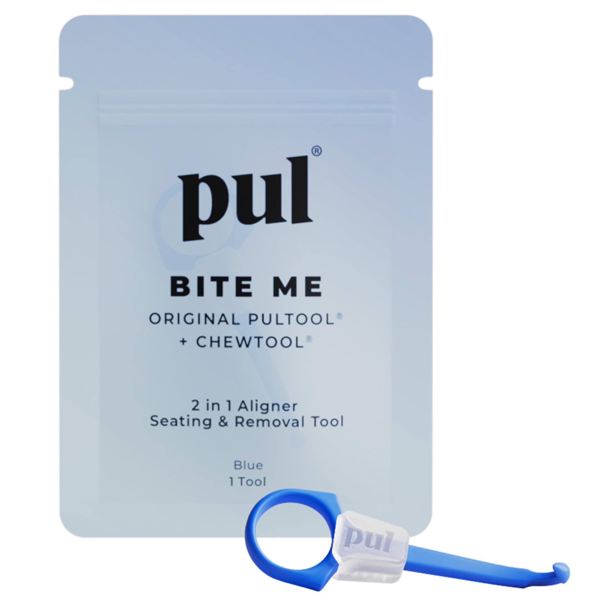 The Pultool PUL System Aligner Chewies for Invisalign by PULTOOL - Aligner Remover and Chewy Seating Tool - Smile Direct Club Chewie - Acceledent Chew Tubes - Accelerator for Braces