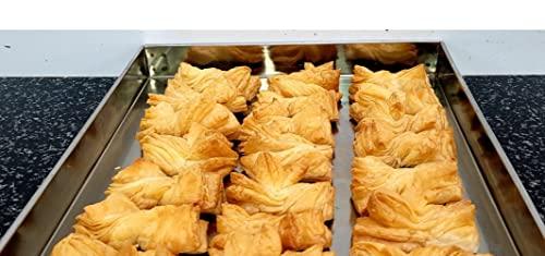 GHOTARAM Ghotaram Party-Sized Twisted Khari Puff/Pretzel Sticks Puff Pastry Snack/Mumbai Style Twists Khari Biscuits/Baked Namkeen Puff Snack/Twisted Khari Puff Flaky&Crispy Teatime Snack-300g(150g*2Pac)