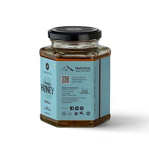 SHAFIA Shafia Himachal Multiflora Honey : 100% Pure & Natural, Unprocessed Honey, No Sugar Adulteration (500 Gram)