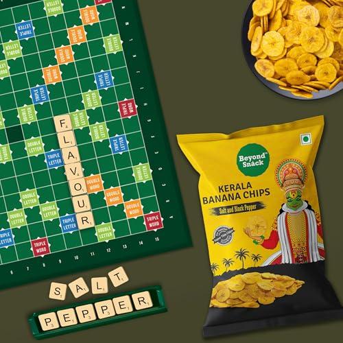 BEYOND SNACK Beyond Snack Kerala Banana Chips Thin Crunch Crispy Snacks 600g (100g*6packs) - Party Pack (600gms (Pack of 6), Combo)