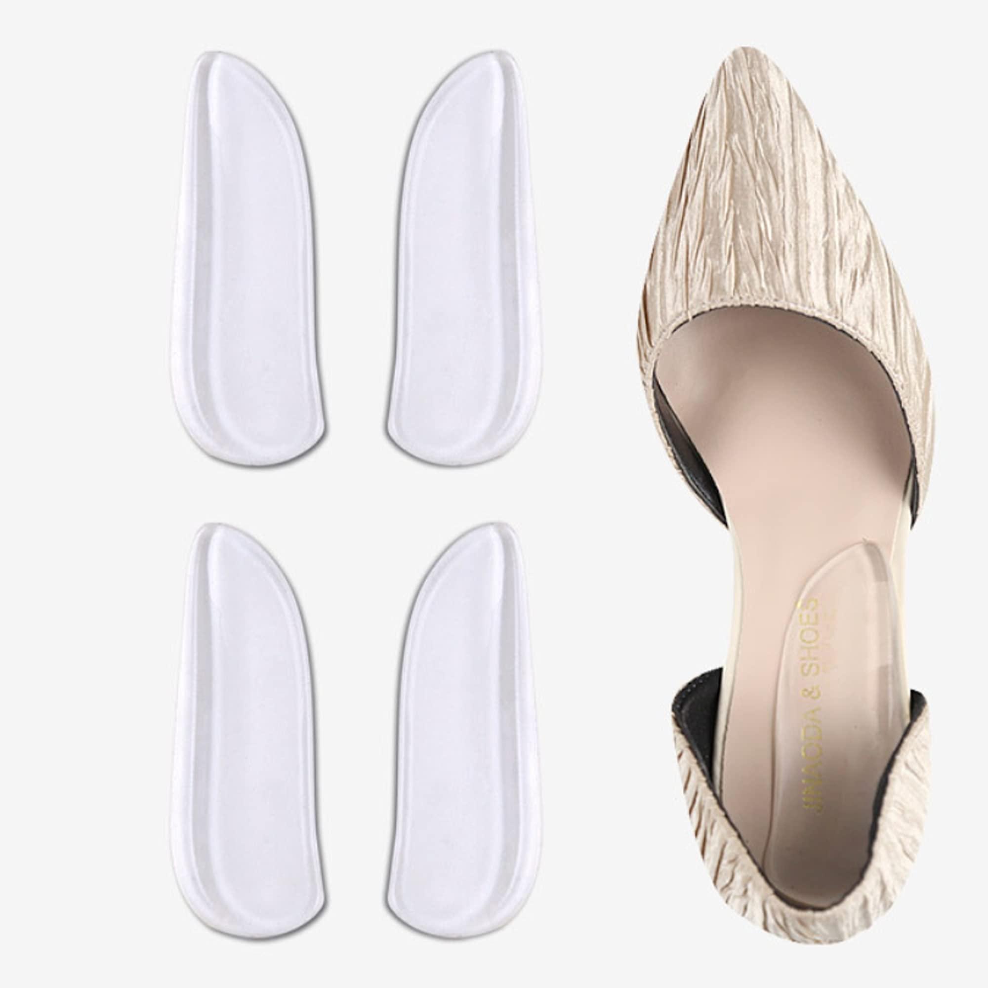 MARS WELLNESS Mars Wellness Medial & Lateral Heel Wedge Silicone 2 Pairs - Universal - Adhesive Shoe Insert for Knock Knee Pain, Bow Legs, Foot Alignment - Pronation, Supination