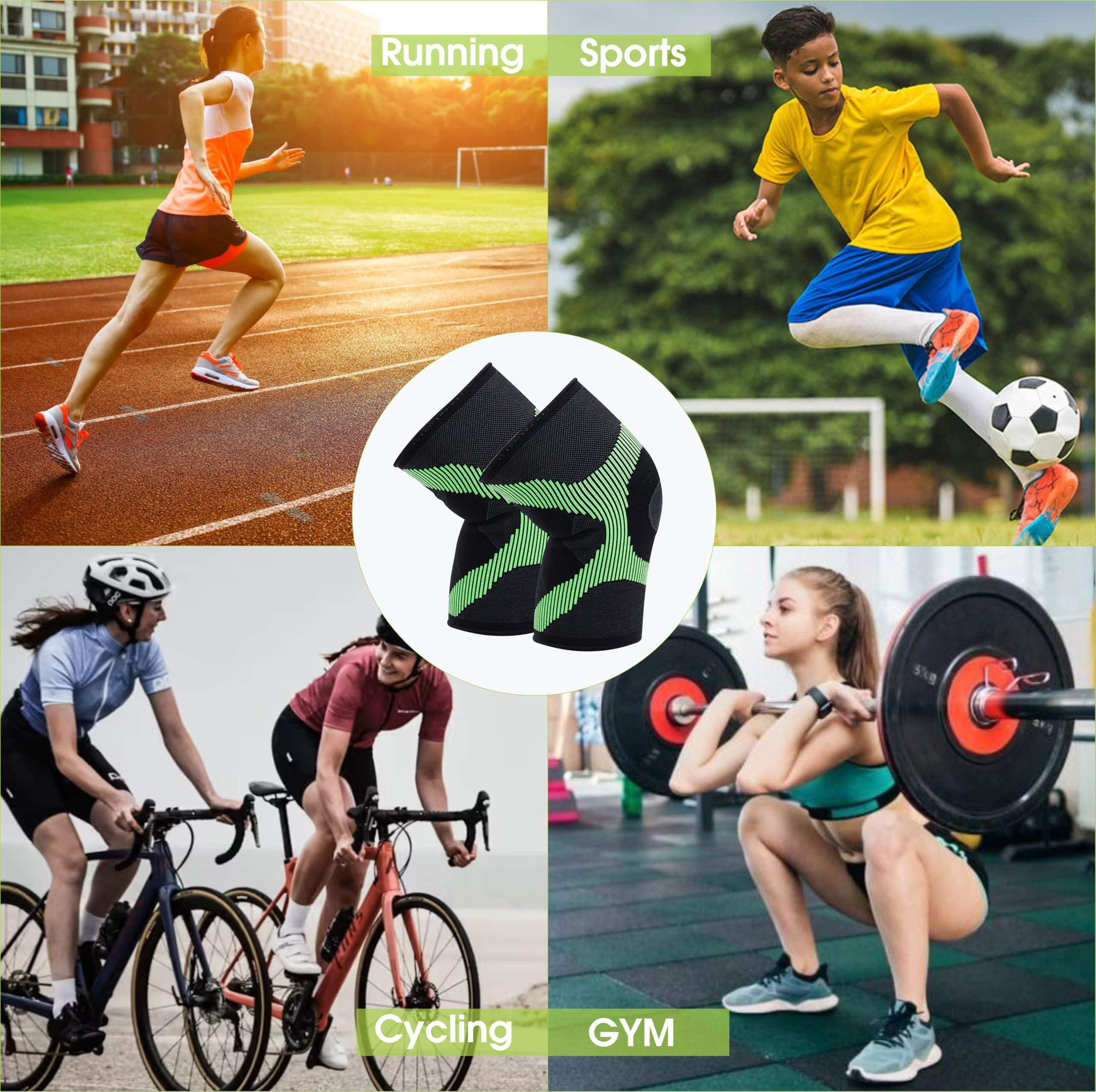 Comfo Smart Comfo Smart 3D Knee Support For Pain Relief | Knee Brace For Men & Women | Knee Support For Gym | Inner Cotton Lining for Skin Comfort | 4-Way Stretch-RA5601.FS (Black & Red)