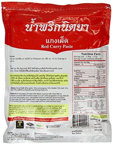 Nittaya Thai Curry Nittaya Thai Curry Red Curry Paste, 1000 g