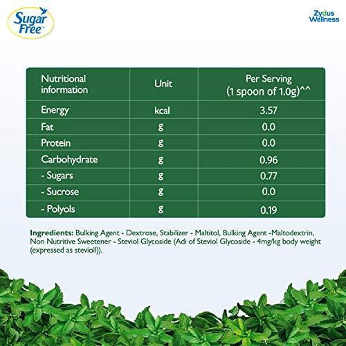 Sugar Free Sugar Free Green 100% Natural Sweetener - 400 g, Pouch & Sugar Free Natura - Sweet Drops 10ml