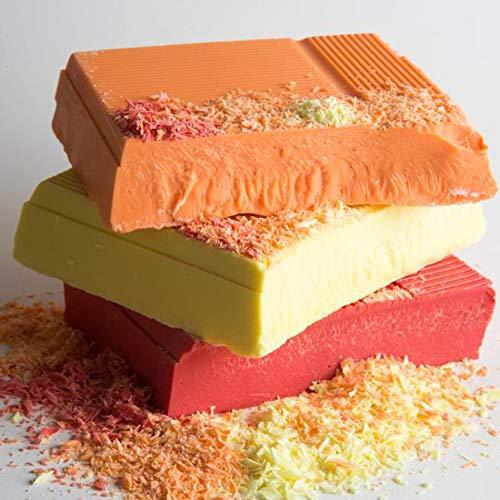 Aromatic Aromatic Flavoured Chocolate Compound Bar for Baking and Cakes garnishing-500gms (Mango)