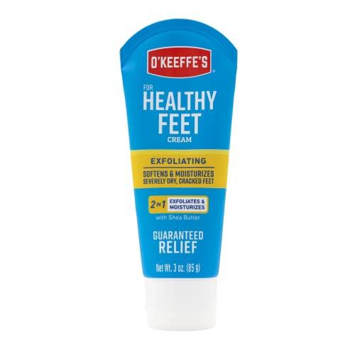 O'Keeffe's O\'Keeffe\'s K0400008 Healthy Feet Exfoliating Foot Cream, 3 ounce Tube