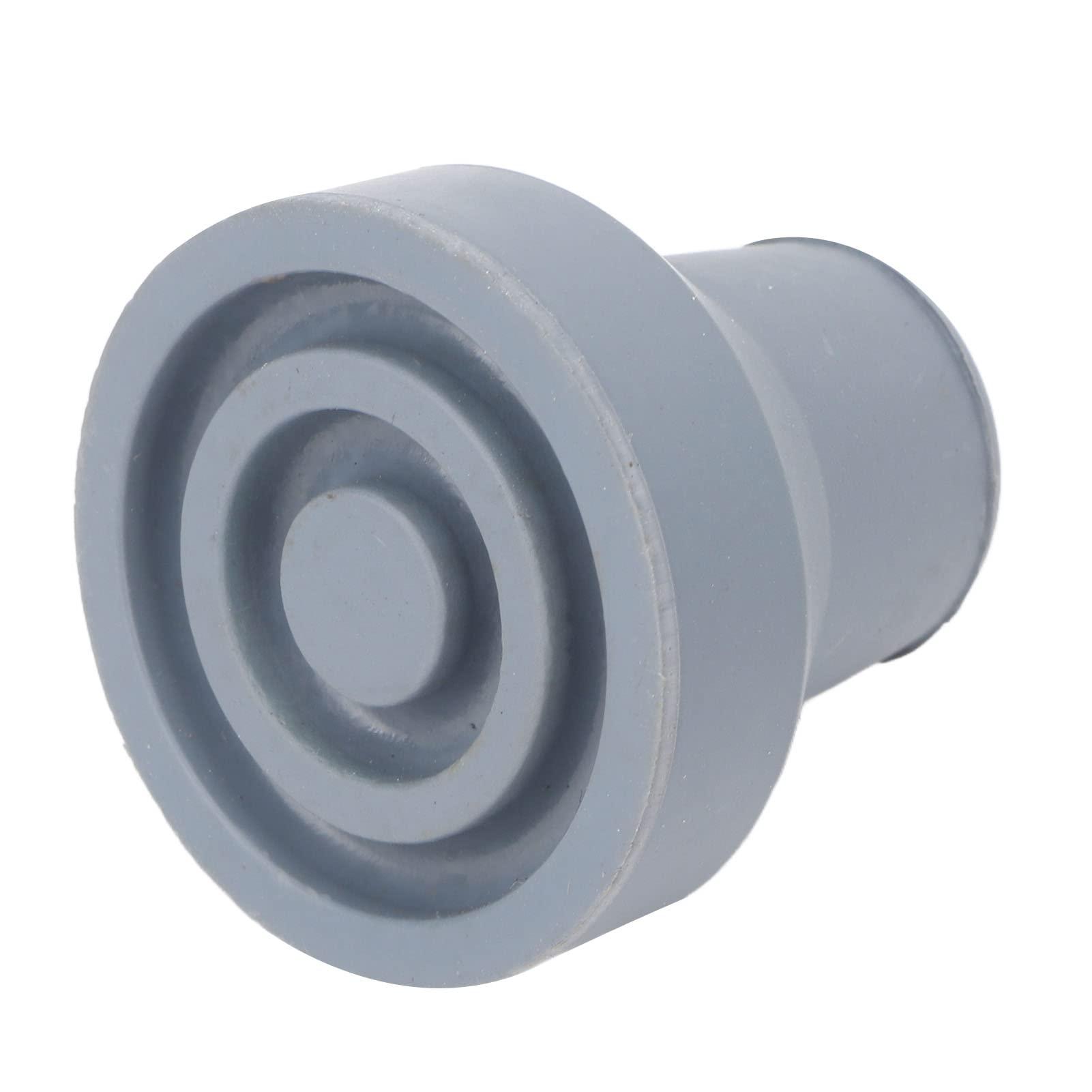 CURLEE Rubber Cane Tips, Stable Wear Resistant 19mm 6pcs Cane Tips for Three Legged Canes