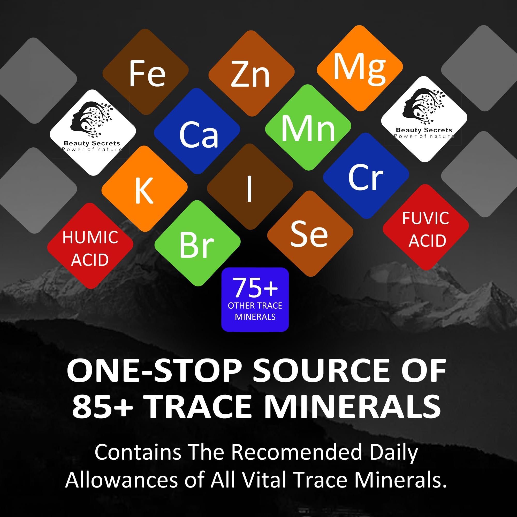 BEAUTY SECRETS Beauty Secrets Pure Himalayan Shilajit Original (Shilajeet Resin) for Men & Women | Boosts Strength, Performance, Immunity, Focus & Metabolism | Purified and Filtered Silajit 20 Gms