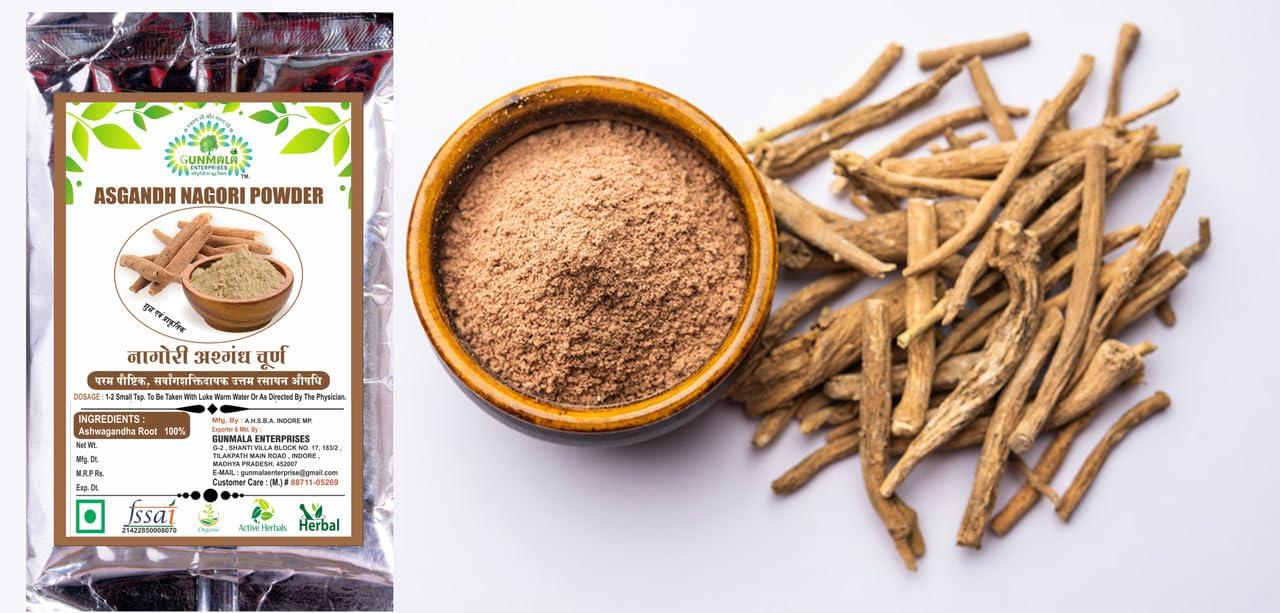 GUNMALA ENTERPRISES Asgandh Nagori Powder - 200g Pack Of 1
