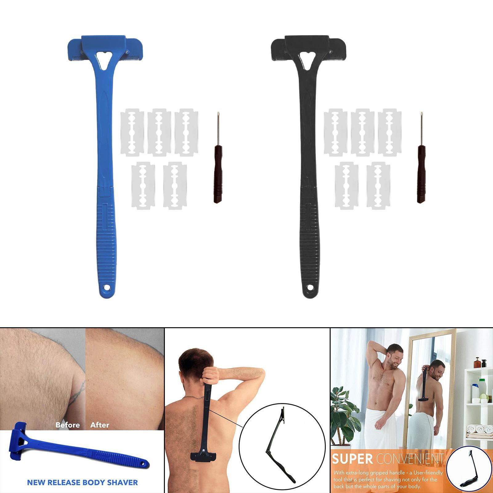 Bnf BNF Back Shaver for Men Back Scratcher Leg Ergonomic Handle Body Shaver blue |Health & Beauty | Shaving & Hair Removal | Electric Shavers | Men\'s Shavers