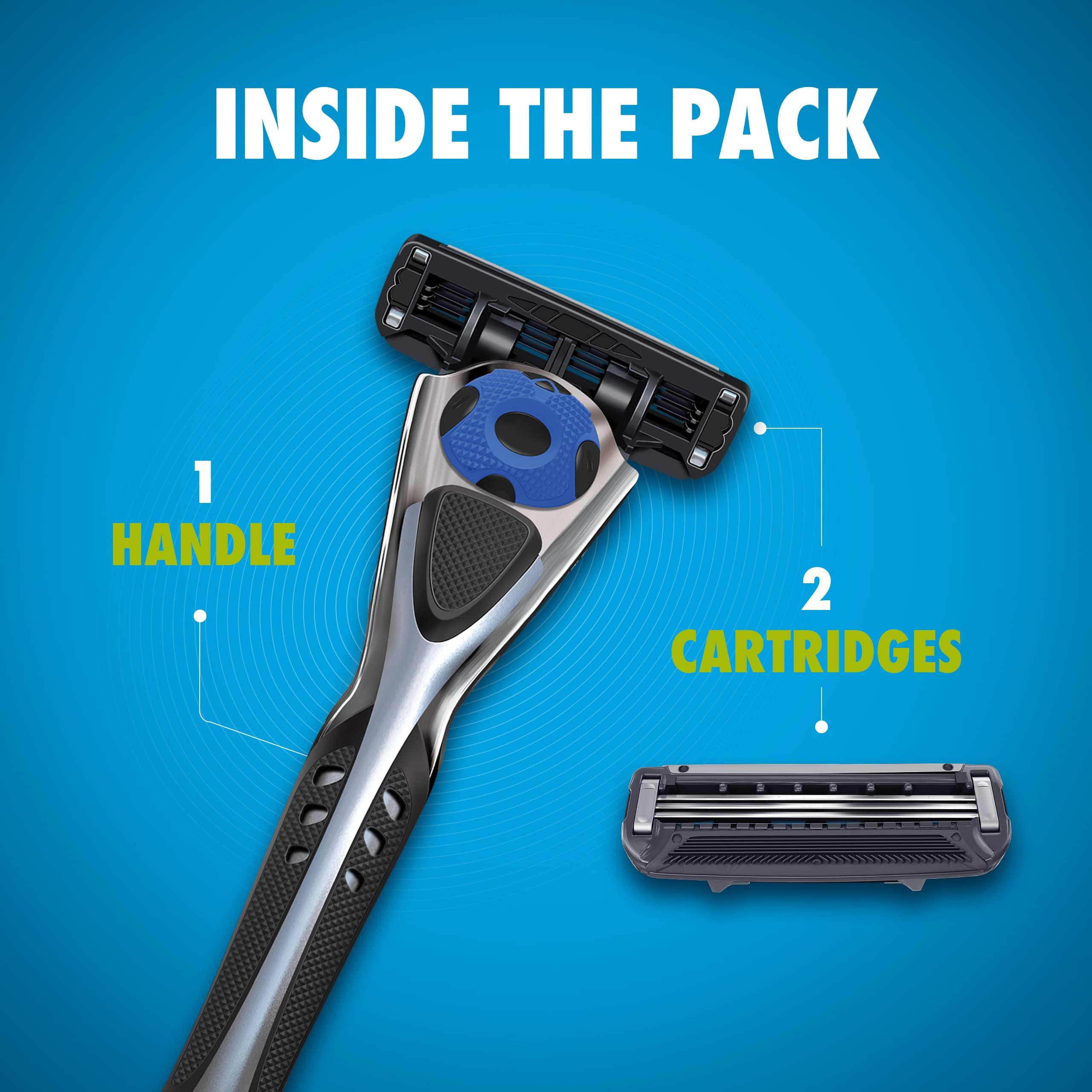 FOGG FOGG Kloze Advance 3, Shaving Razor For Men With 3 Blades (2 Cartridges), Easy & Smooth Shave