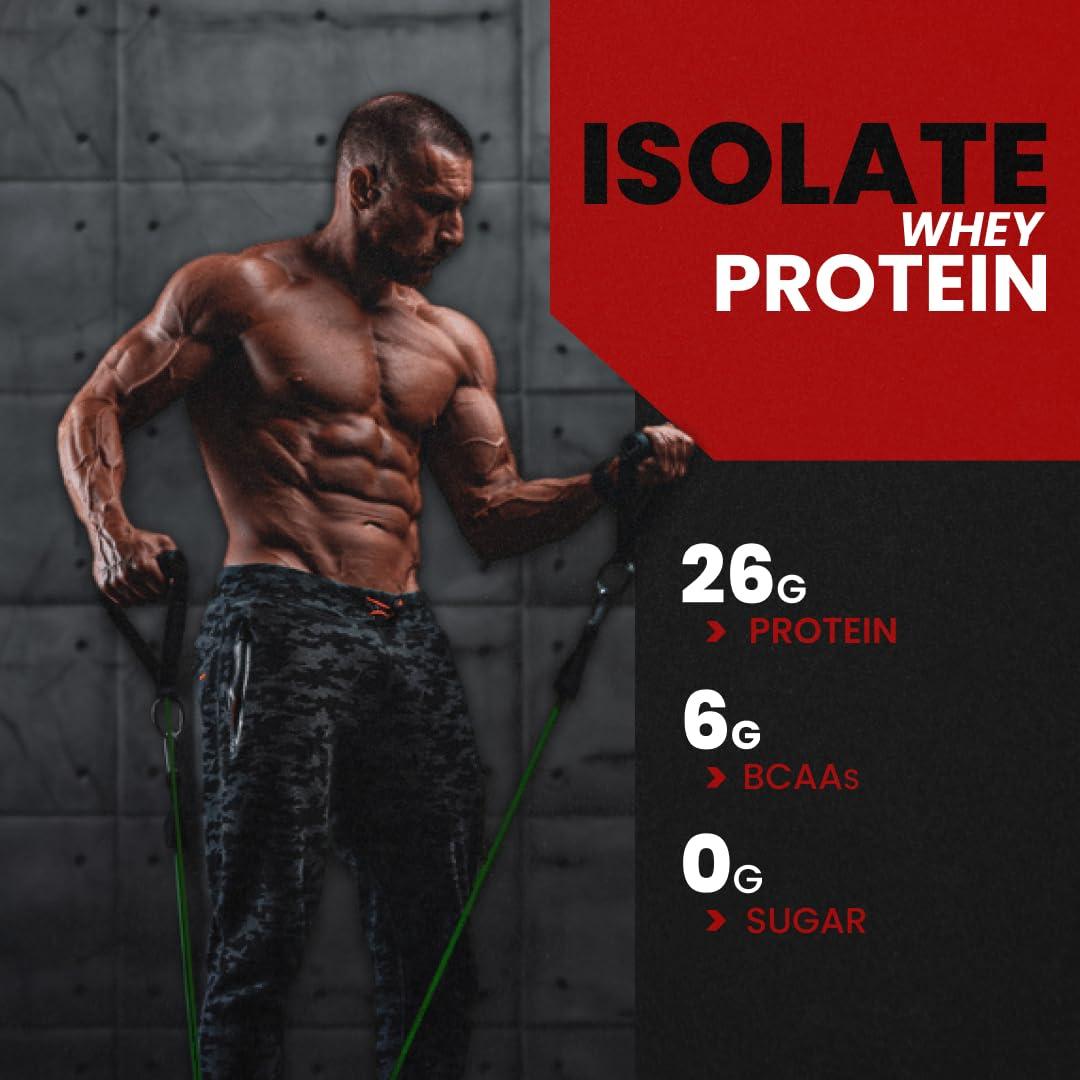 Mypro Sport Nutrition Mypro Sport Nutrition Super Advanced Whey Protein Isolate Powder (27g Protein,6g BCAA, Sugar Free, Fat Free per serving 30gms, Total Serving - 33 Scoops) Belgium Chocolate Flavor - 1000 Gm/2. 2Lbs