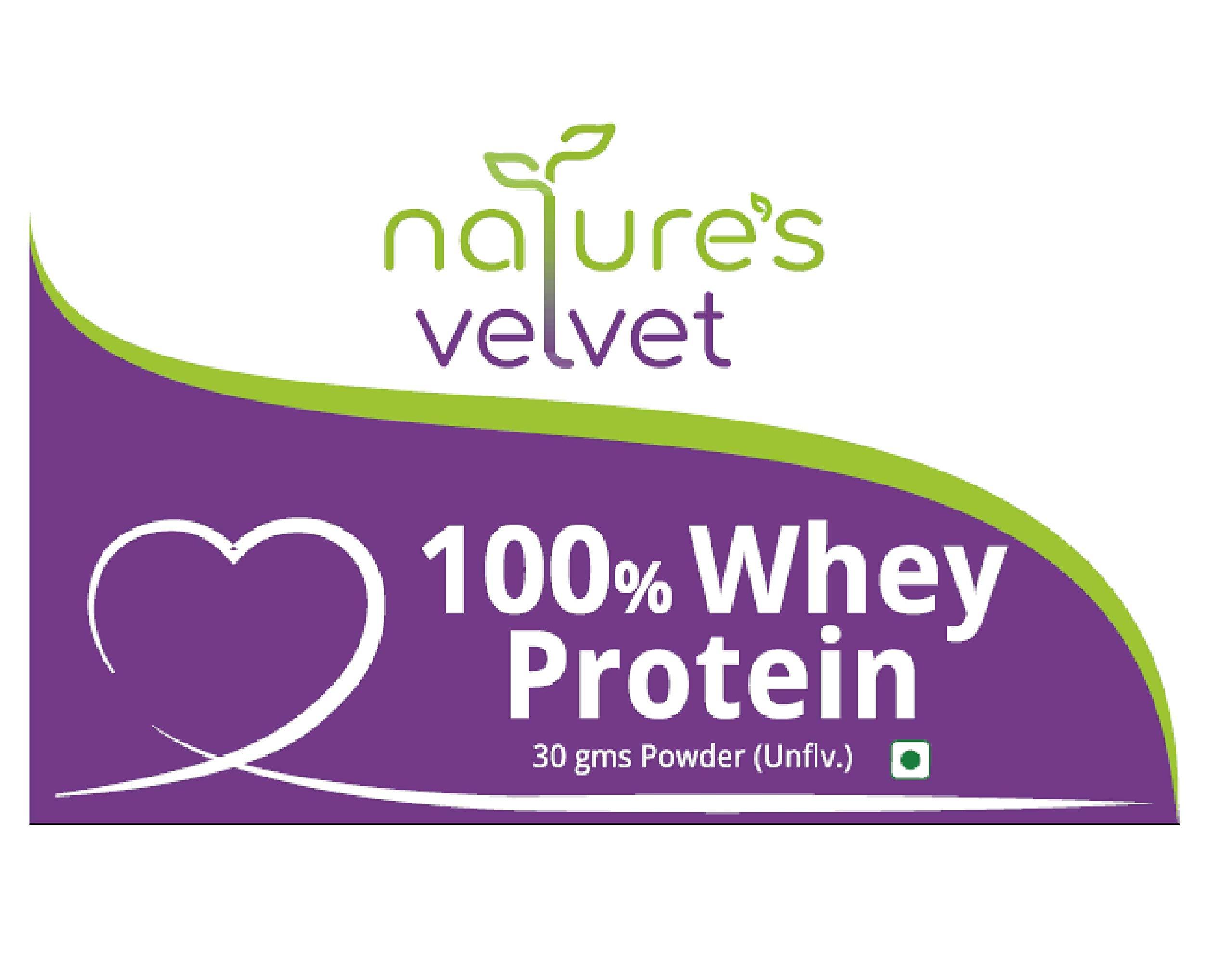 nature's velvet nature's velvet Whey Protein for Fitness and Strength (30 g) Pack of 5