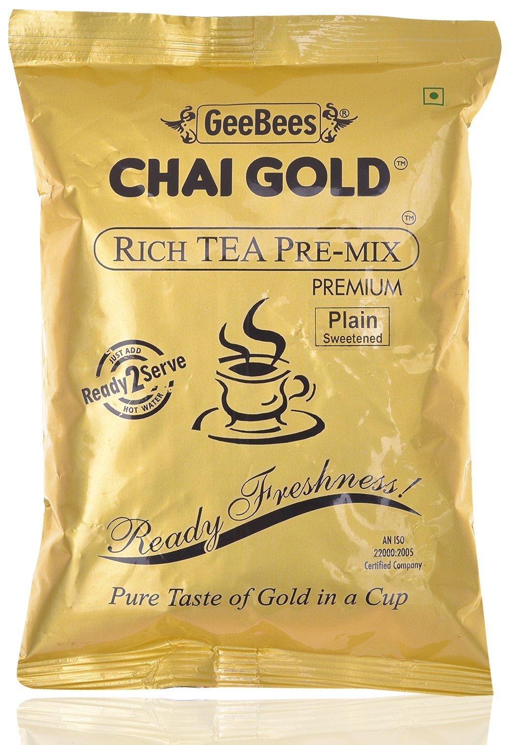 GeeBees Chai Gold GeeBees Chai Gold Instant Premix Plain Tea Sweetened, 500 g