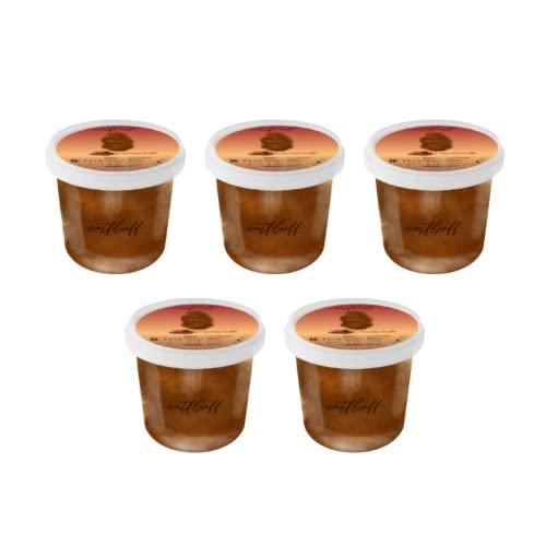 Eatfluff Eat Fluff Cotton Candy/Candy Floss/Fairy Floss/Sugar Candy/Sugar Floss, Gourmet Cotton Candy, Pack of 5 Tubs- 15 gms Each (Chocolate Truffle)