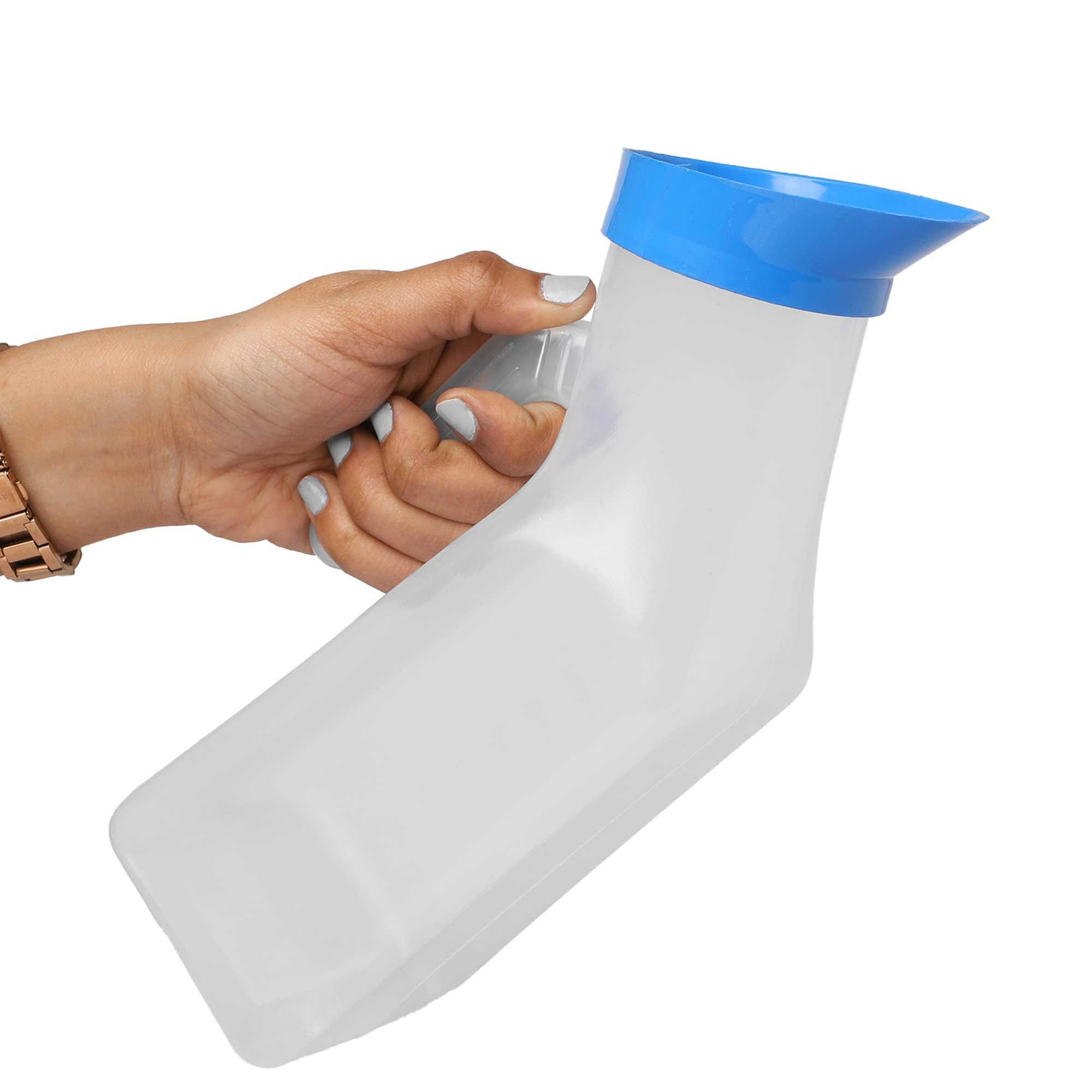 Kashi Surgicals Kashi Surgicals Unisex Polypropylene Autoclavable Urinal (1000 ML) (Pack of 2)