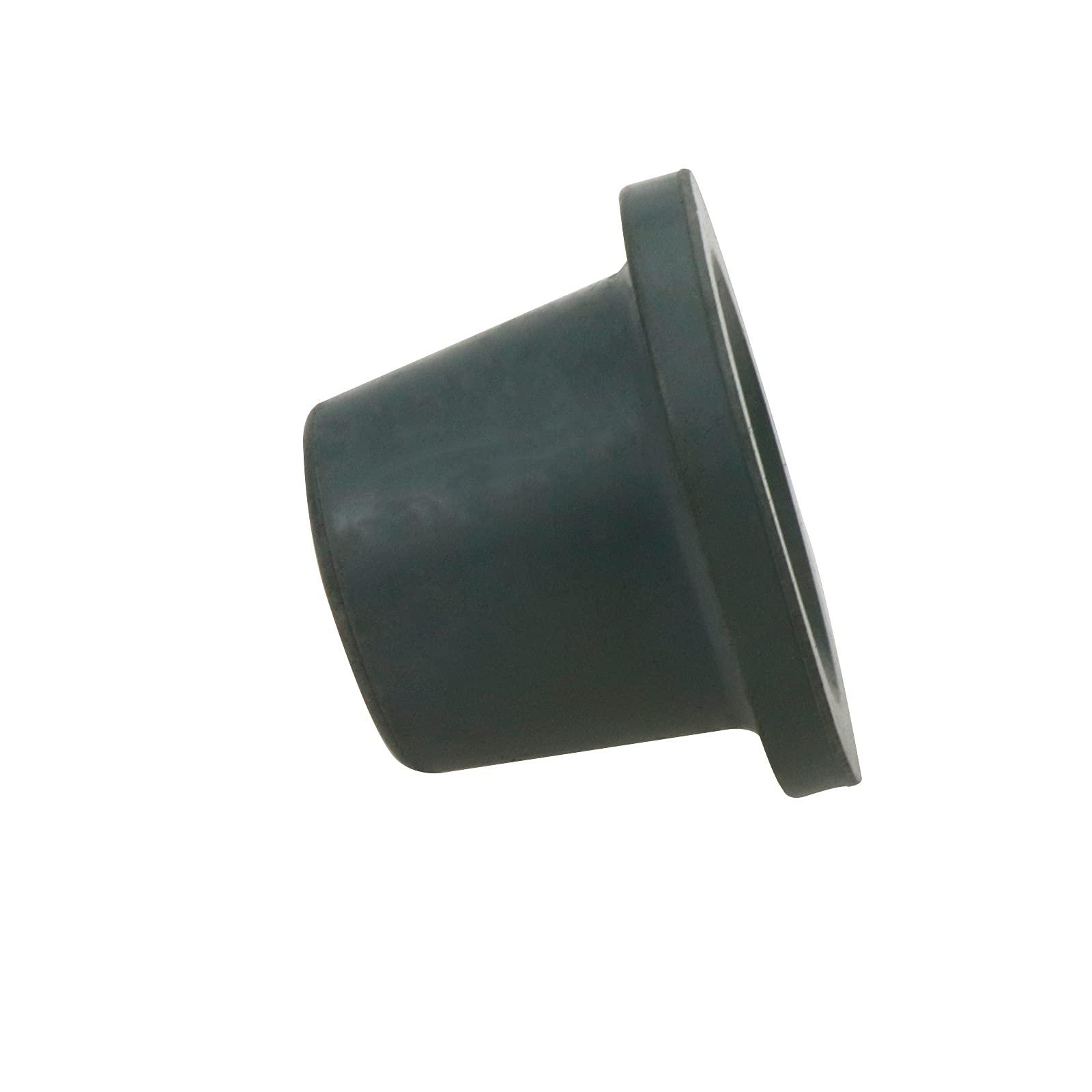 Mcredy Mcredy Rubber Tips for Canes and Walking Sticks 1 Inch Walking Cane Tip Round Rubber Replacement Foot Pad for Walking Cane with Metal Insert Grey Pack of 4