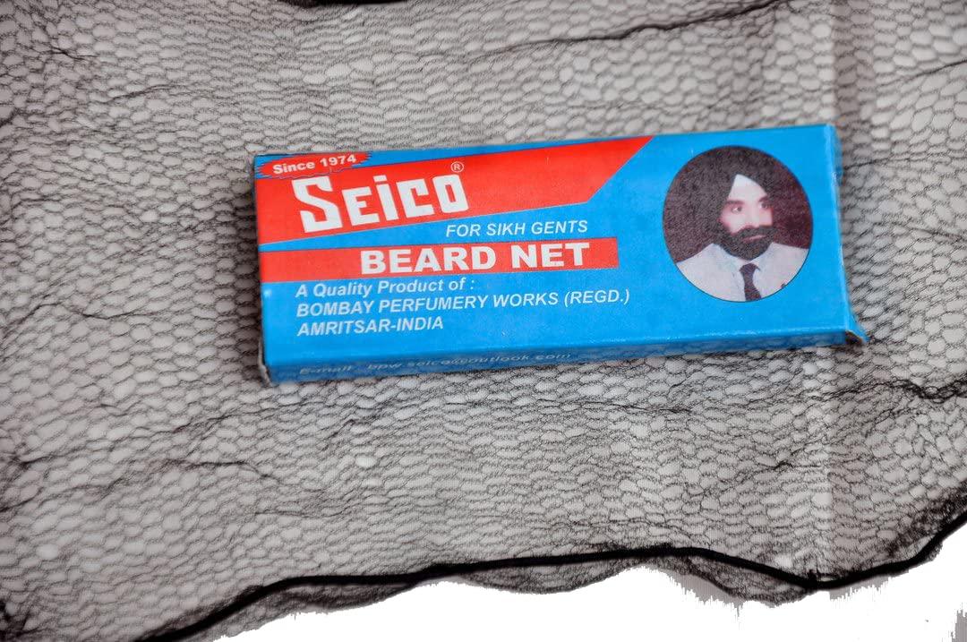 5Ks 5Ks SEICO Beard Net Single Elastic (Quantity: 10, Black)