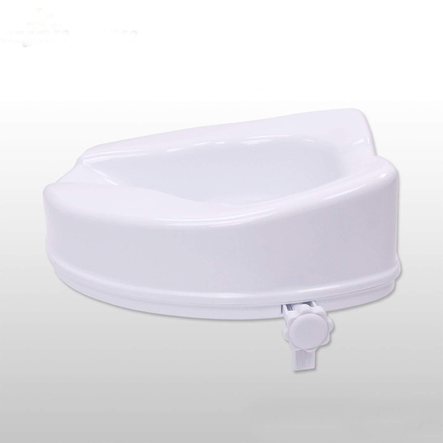 entros Entros 2-inches Without Lid Toilet Commode Seat Raiser Elevator Extension 7060C | Fits In Egg Shaped Commodes Only | Handicap, Knee Patients, Old Senior Citizen | Easy To Install
