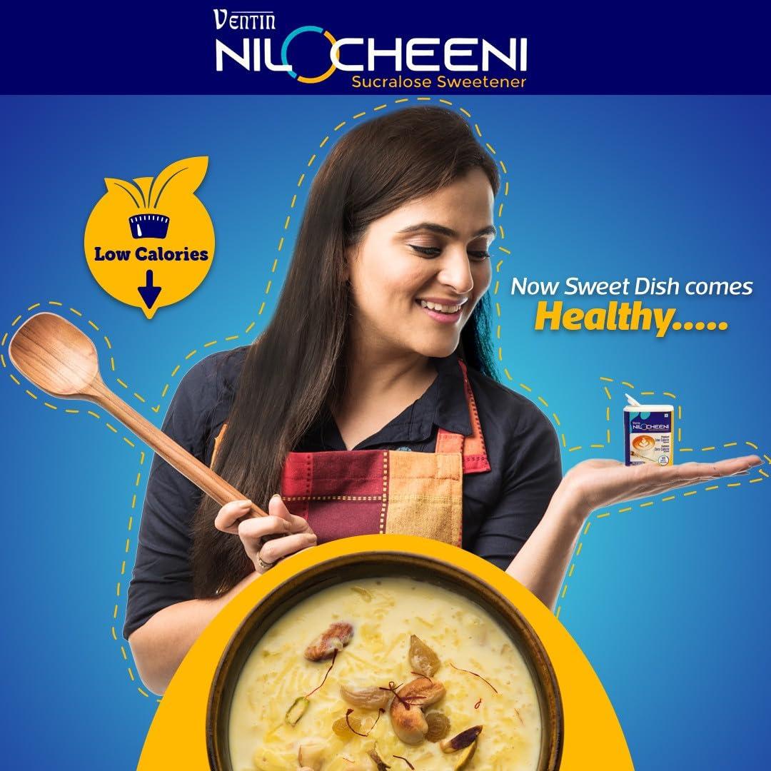 NiloCheeni NiloCheeni Sucralose Sweetener Tablets | Sugar Free | Zero Calorie | Diabetic Friendly | Vegan & Keto Friendly | 100% Safe | (110 Tablets - Pack of 5)