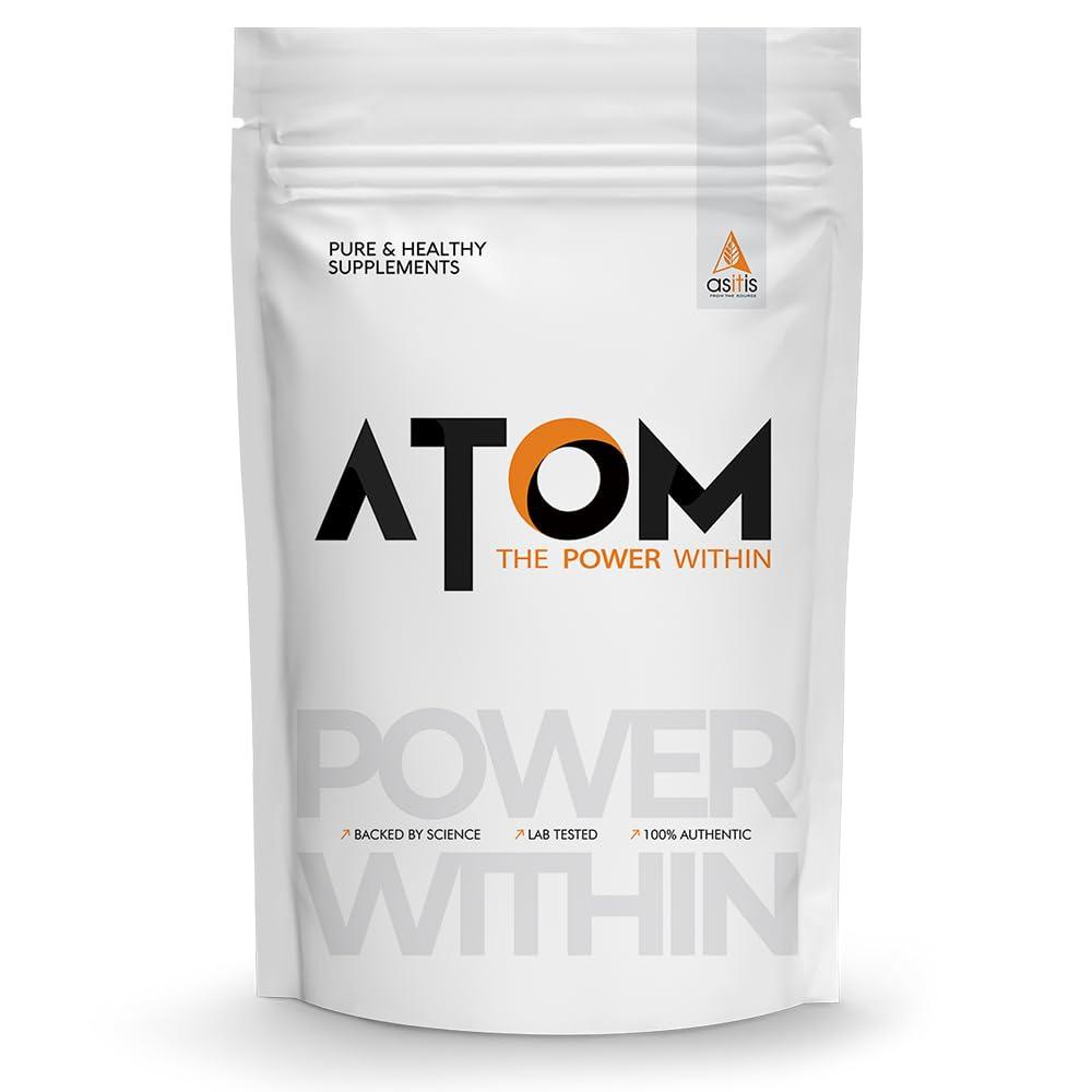Asitis Nutrition Asitis Nutrition ATOM Plant Protein 1kg | 25g Protein | Amino Profile similar to Whey | Easy to Digest | Vegan