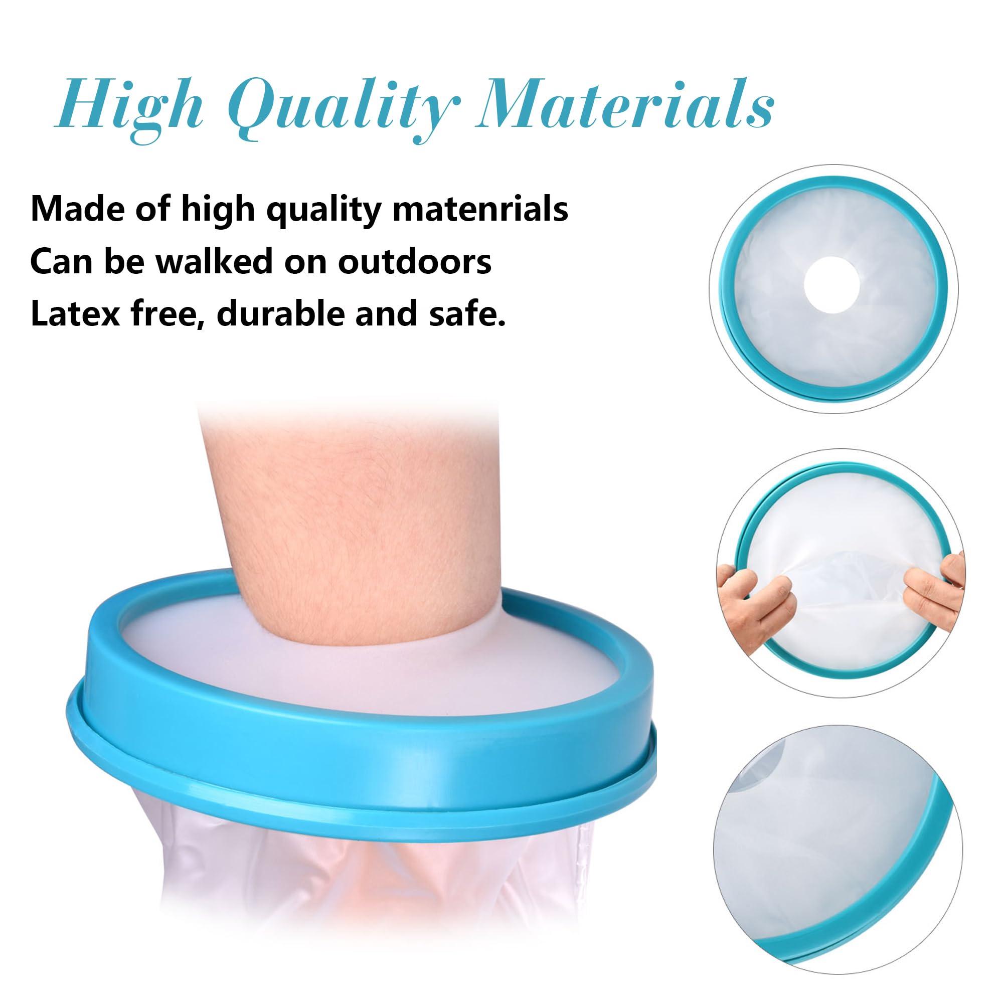 WNHTFAC Waterproof Cast Covers for Shower Hand Adult, Cast Protector for Broken Wrist, Reusable Adult Half Arm Cast Sleeve Bag Hand Cast Cover for Swimming Bathing Arm Hand Wrist Finger, Keep Wounds Dry