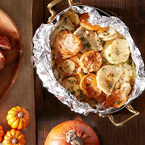 Kitchenmate Kitchenmate 25 m Aluminium Foil for Food Packing, Wrapping, Baking, Storing and Serving, Keeps Food Safe & Flavourful, Microwace Safe Foil Paper for Food Wrap Non Toxic (Pack of 1)