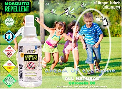 CERO CERO Herbal 100% Natural Mosquito Guard (200ml) Pack Of 4