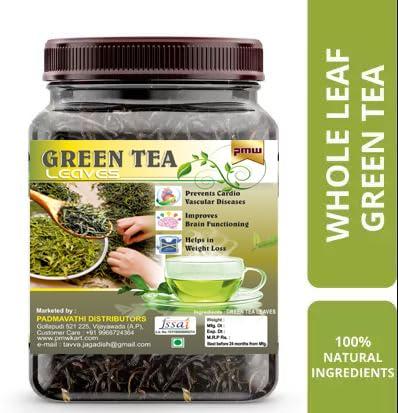 Pmw Pmw - Grade A Quality - Jar Pack - Dried Assam Green Tea Leaves - 100 Grams