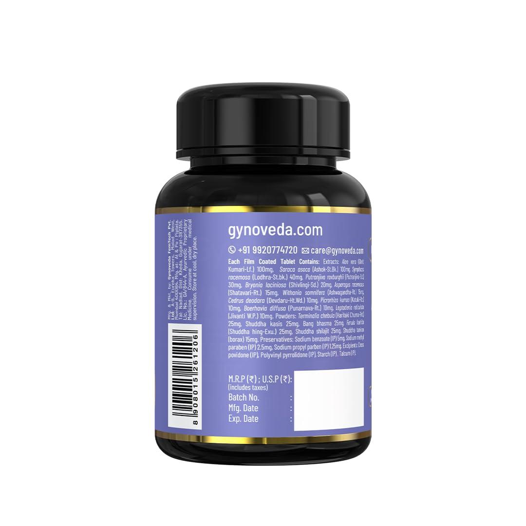 Gynoveda Gynoveda Jeehv with Putrajeevak Beej and Shivlingi Beej Ayurvedic Tablet for Pregnancy Support (1 Month Pack)