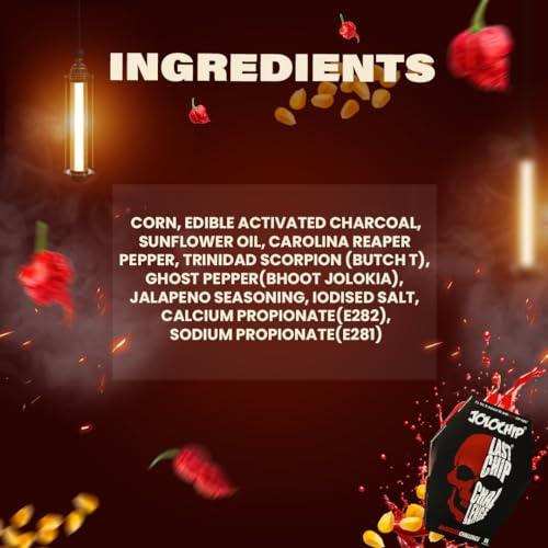JOLOCHIP Jolochip Last-Chip-Challenge (Pack of 2) | Extreme Spicy Tortilla Chip | Hottest Chip in the World | Ultimate Hot Snack | 5gm*2
