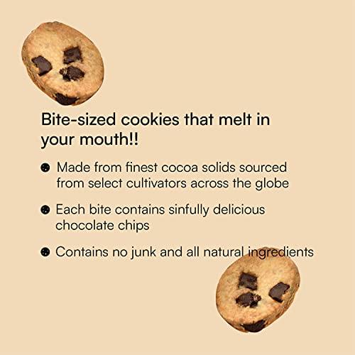 Snackery Snackery Choco Chip Cookie Coins, 198 gm, Individually Wrapped, Calcium, Potassium, Antioxidants, Jar of Happiness(Pack of 2)
