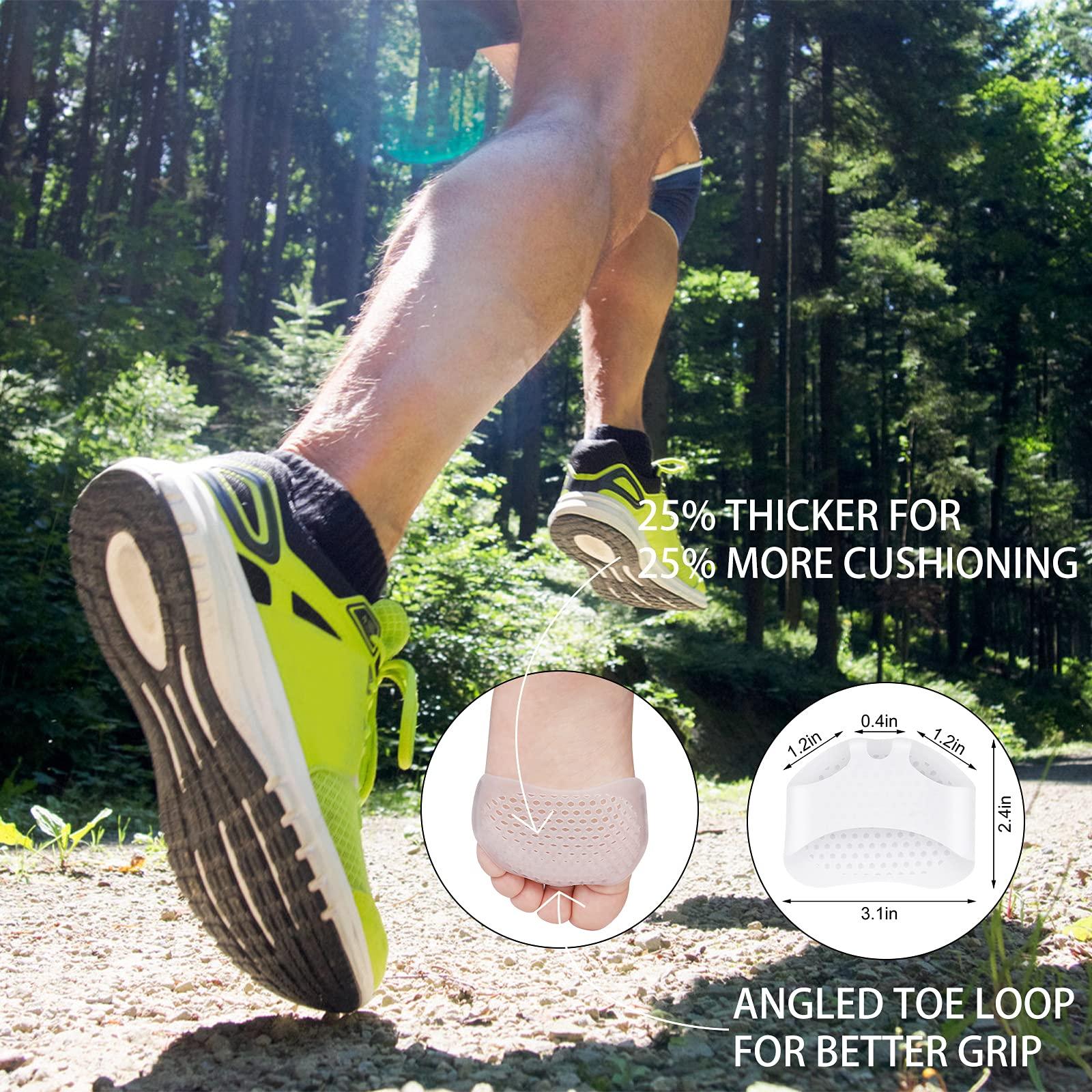 FOMIBOBRI Metatarsal Pads 12 Pack Ball of Foot Cushions for Women and Men Soft Gel Foot Pads Pain Relief Forefoot Pad