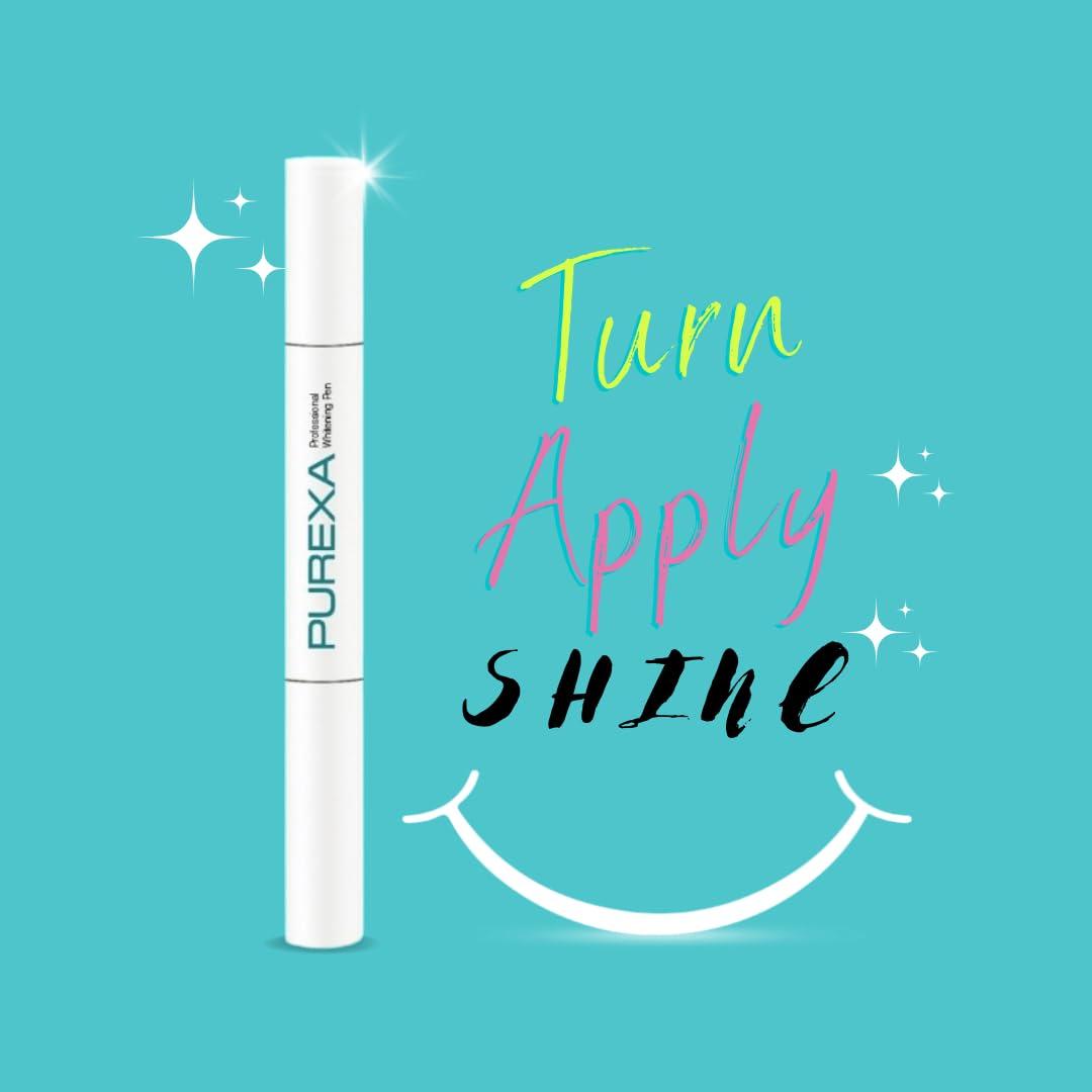 PUREXA Purexa Teeth Whitening Pen 2ml (Pack of 1) | Instant Stain Removal | Sensitivity-Free & Enamel-Safe | Easy to Use & Travel-Friendly | Removes Yellow Stains | Suitable for Men & Women