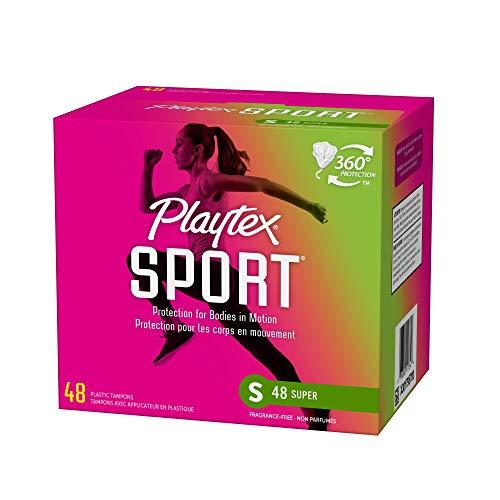 Playtex Playtex Sport Tampons Super Absorbency, White, Unscented, 48 Count